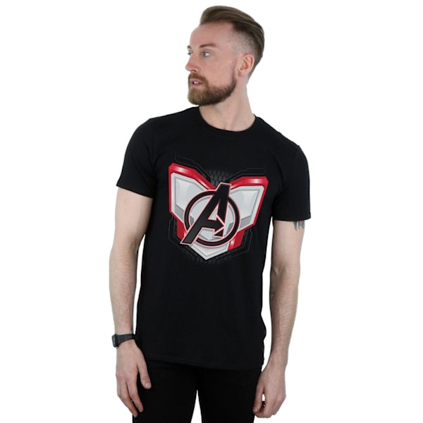 Marvel Mens Avengers Endgame Quantum Realm Suit T-Shirt 4XL Svart Black 4XL