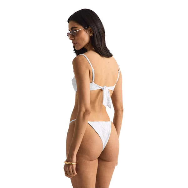 Windsor broderad texturerad bikiniunderdel för dam M Porslin Porcelain M