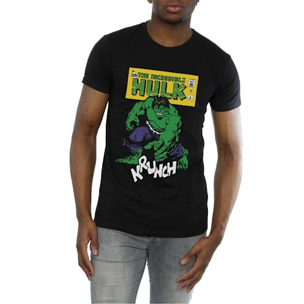 Hulk Krunch bomullströja för män M svart Black M