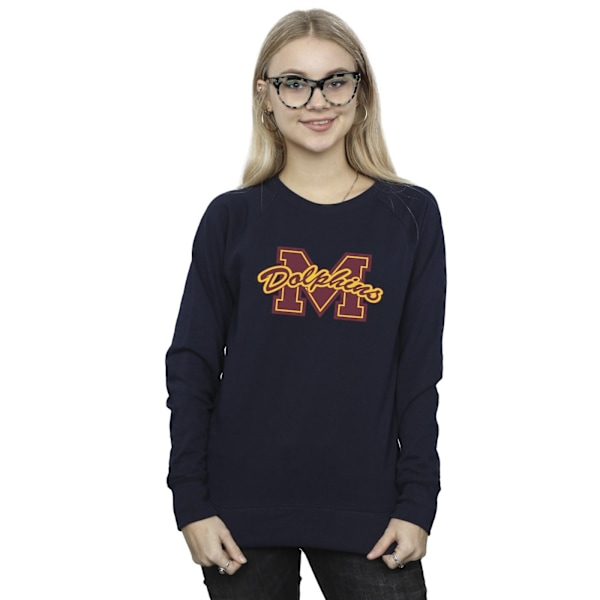 Netflix Dam/Kvinnor Sex Education M Delfiner Sweatshirt S Marinblå Navy Blue S