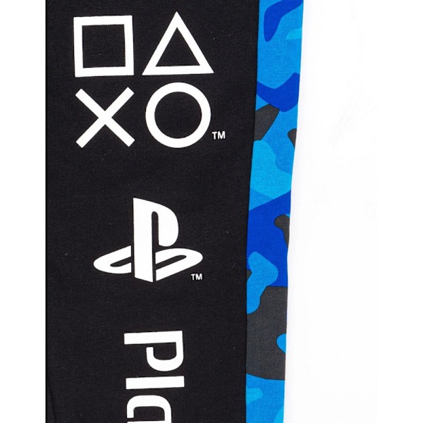 Playstation Pojkar Camo Joggingbyxor 5-6 År Svart/Blå/Vit Black/Blue/White 5-6 Years