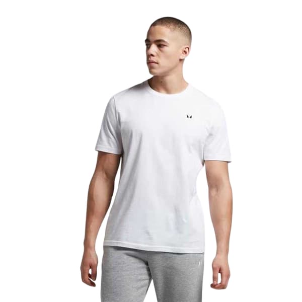 MyProtein Herr Logotyp Rundhalsad T-shirt Normal Passform M Vit White M