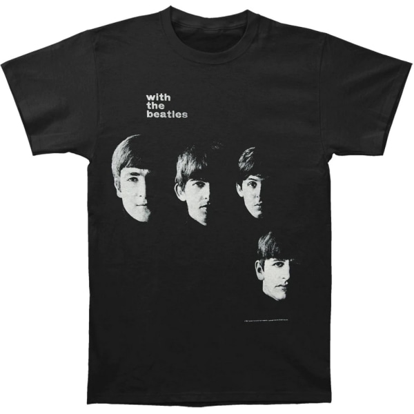 The Beatles T-shirt med tryck på ryggen för damer XXL Svart Black XXL