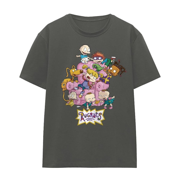 Rugrats Unisex Vuxen Stol T-Shirt S Kolgrå Charcoal S