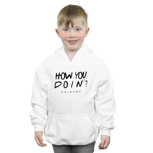 Friends Boys How You Doin? Hoodie 12-13 År Vit White 12-13 Years