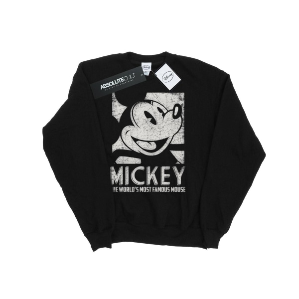 Disney Mickey Mouse mest kända tröja för damer/damer XL Bla Black XL