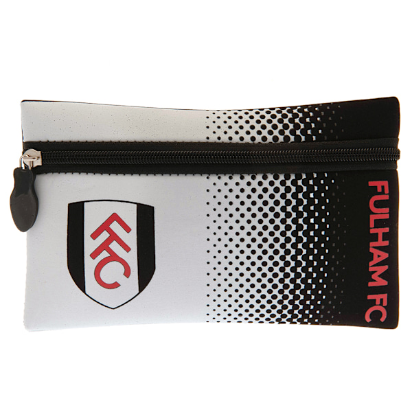 Fulham FC Crest Pennfodral En Storlek Svart/Vit/Röd Black/White/Red One Size