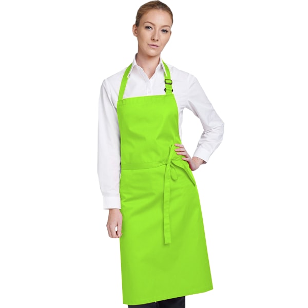 Dennys Flerfärgad Haklappsförkläde 28x36 tum En Storlek Lime Lime One Size