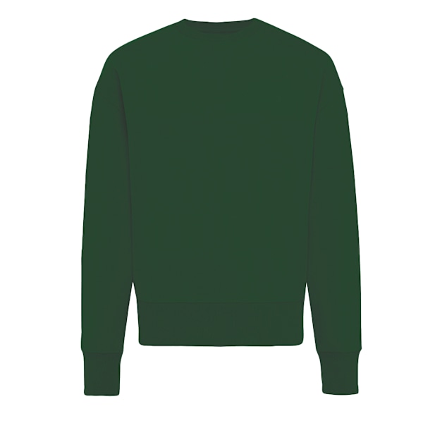 Iqoniq Unisex Vuxen Kruger Återvunnen Bomull Rundhals Avslappnad Passform Forest Green 3XL