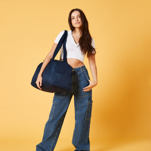 Bagbase Essentials Recycled Holdall One Size Navy Blue Navy Blue One Size
