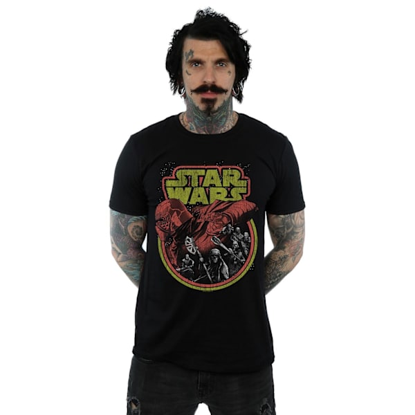 Star Wars The Rise Of Skywalker Retro Villains T-shirt L B för män Black L