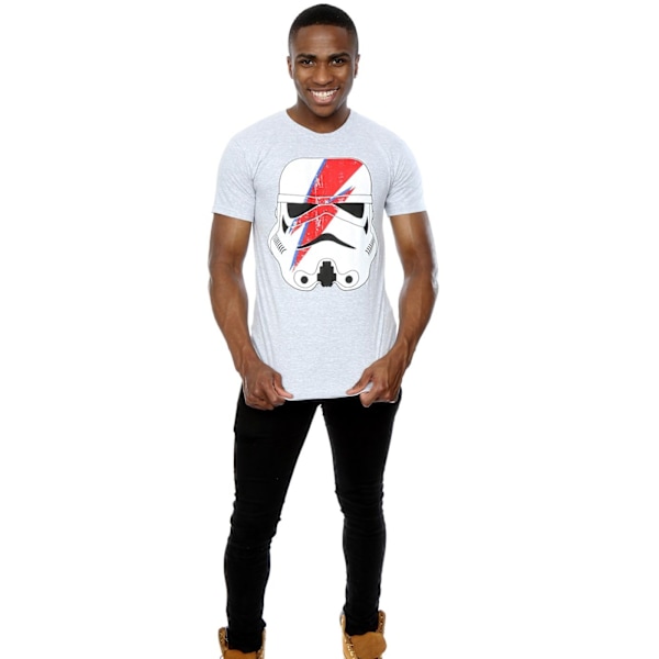 Star Wars Stormtrooper Glam Lightning Bolt T-shirt 3XL Heather Grey Heather Grey 3XL