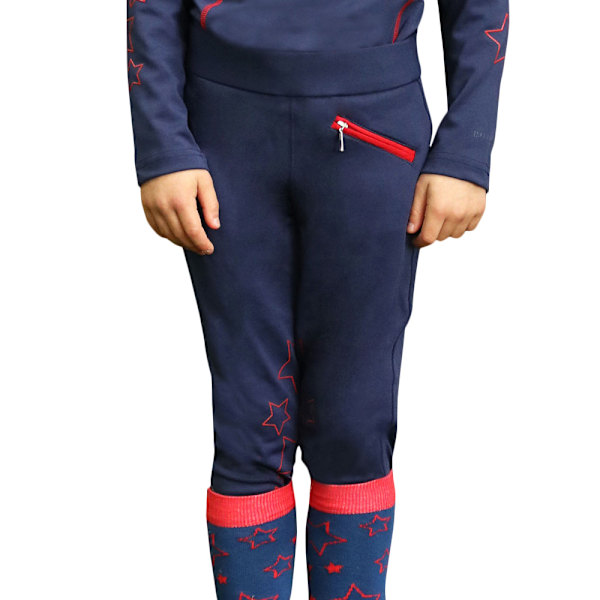 HyPERFORMANCE Barn/Barn Stella Ridtights 9-10 År Marin/Röd Navy/Red 9-10 Years