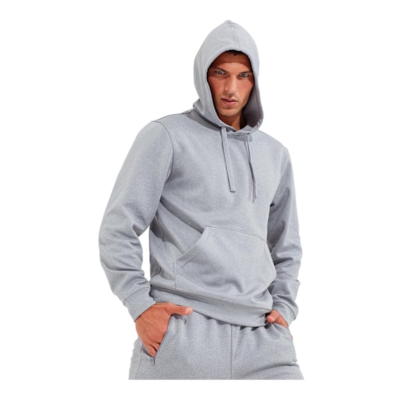 TriDri Mens Spun Dyed Hoodie M Grey Melange Grey Melange M