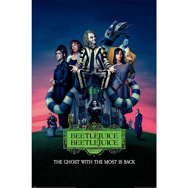 Beetlejuice Beetlejuice Enplansch Maxi-Poster 91,5cm x 61cm Multi Multicoloured 91.5cm x 61cm