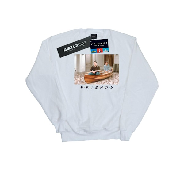 Friends Herr Joey Och Chandler Båt Sweatshirt M Vit White M