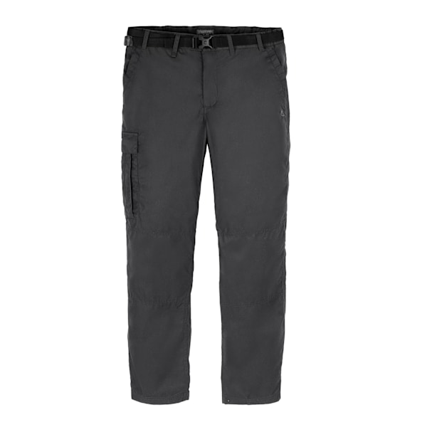 Craghoppers Mens Expert Kiwi Tailored Cargo Trousers 30R Carbon Carbon Grey 30R
