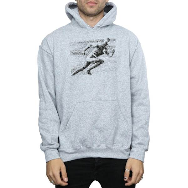 DC Comics Herr The Flash Spot Racer Hoodie XXL Sports Grey Sports Grey XXL