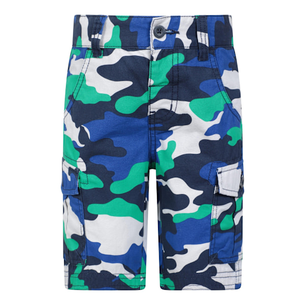 Mountain Warehouse Barnkläder/Barn Camo Cargo Shorts 11-12 år Bright Blue 11-12 Years