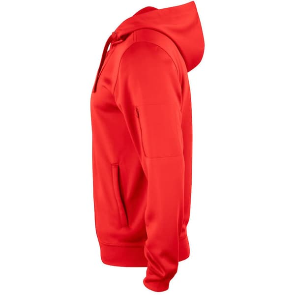 Clique Herr Basic Active Full Zip Hoodie XL Röd Red XL