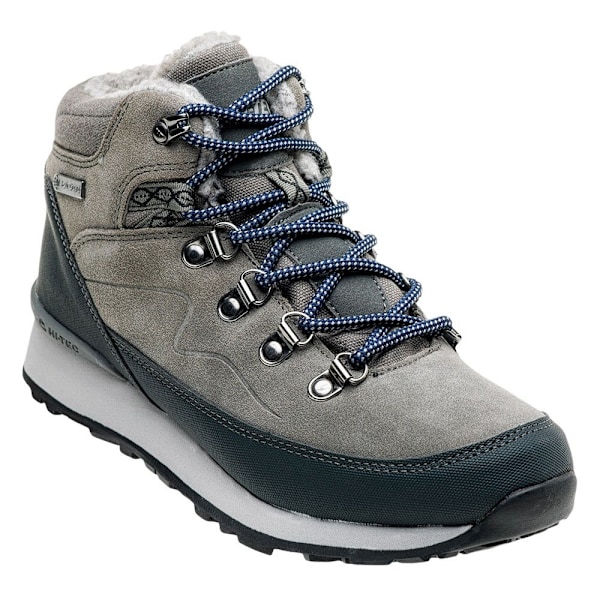 Hi-Tec Dam/Dam Midora Mockaskinn Vandringskängor 7.5 UK Midgrå Mid Grey/Dark Grey/Lake Blue 7.5 UK