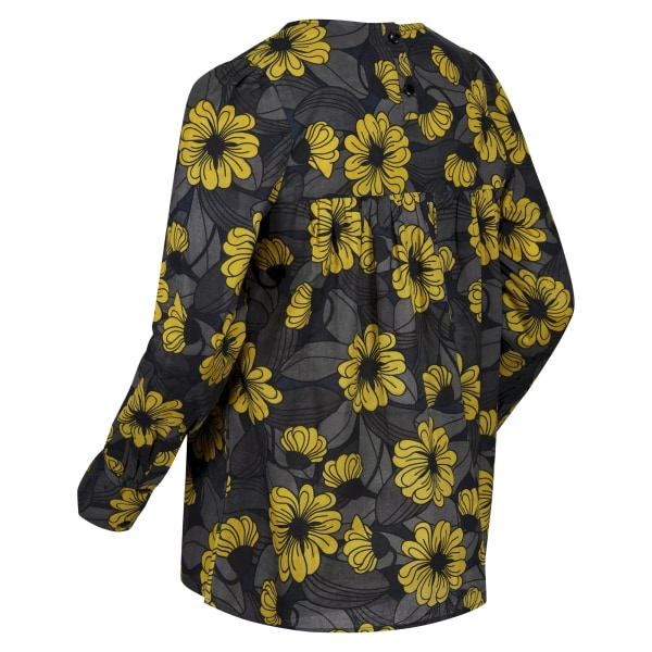 Regatta Womens/Ladies Orla Kiely Floral Bibbed Blouse 10 UK Hel Heligan Yellow 10 UK