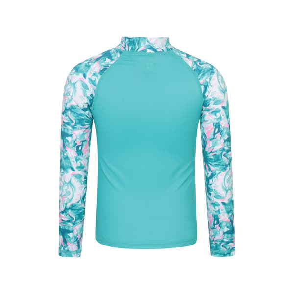 Mountain Warehouse Barn/Barn Marmorerad Långärmad Ra Turquoise 13 Years