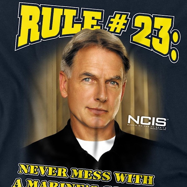 NCIS Unisex Vuxen Rule 23 T-Shirt S Marinblå Navy S