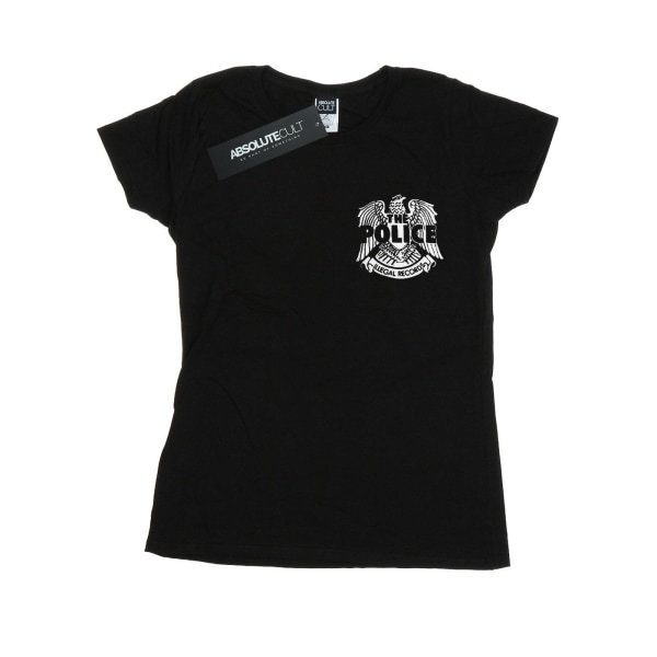 The Police Womens/Ladies Illegal Records Eagle Chest Cotton T-S Black XL