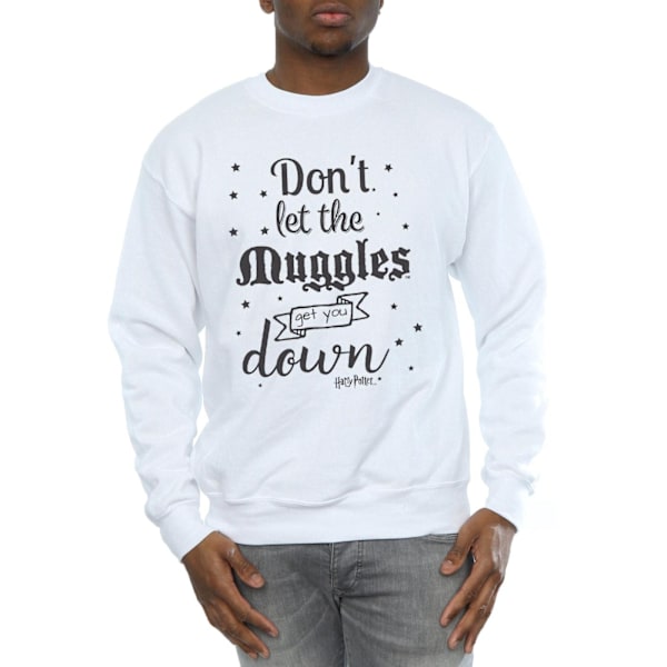 Harry Potter Herr Don´t Let The Muggles Sweatshirt S Vit White S