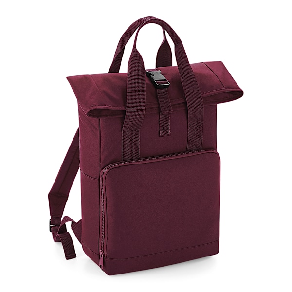 BagBase Twin Handle Roll-Top Ryggsäck One Size Burgundy Burgundy One Size