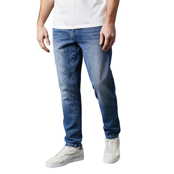 Maine Herr Mid Wash Slim Jeans 36S Blå Blue 36S