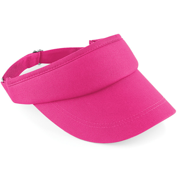 Beechfield Unisex Sports Visor / Huvudbonad (2-pack) One Size Fuchsia One Size