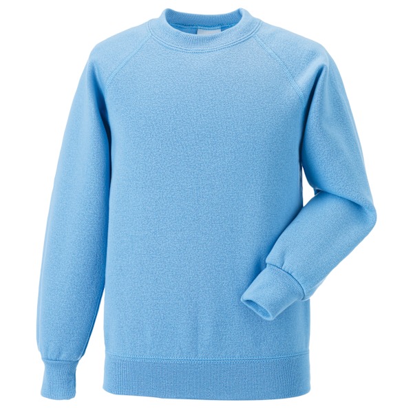 Jerzees Schoolgear Barn Raglanärm Sweatshirt (2-pack) Sky Blue 5-6