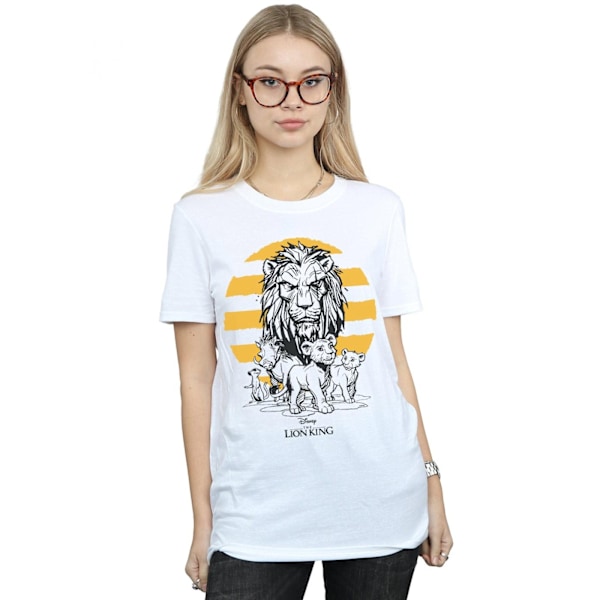 Disney Dam/Damer The Lion King Film Grupp Bomull Pojkvän White M