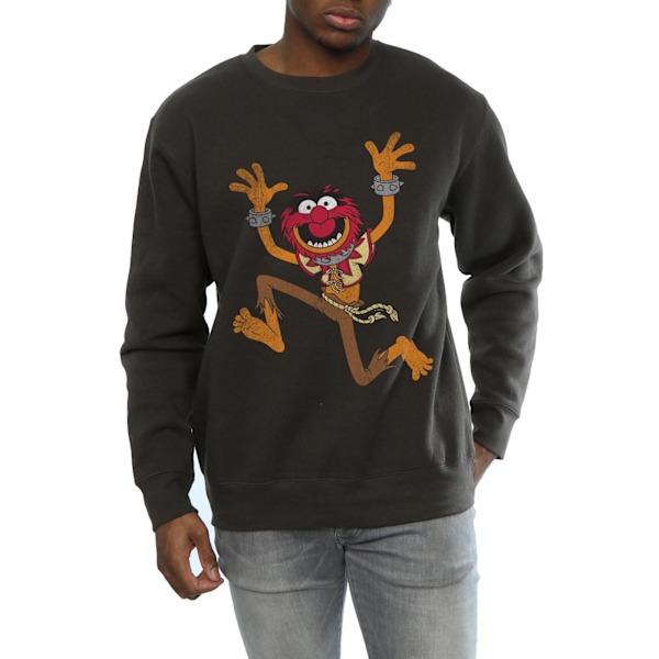 The Muppets Herr Klassisk Animal Heather Sweatshirt L Ljus Grap Light Graphite L