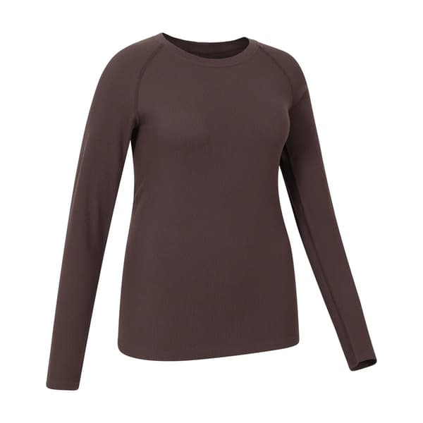 Mountain Warehouse Dam/Dam Carmel Ribbad Sömlös Termo Brown L