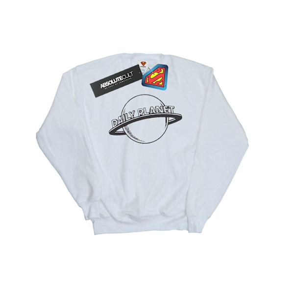 DC Comics Herr Superman Daily Planet Sweatshirt 4XL Vit White 4XL