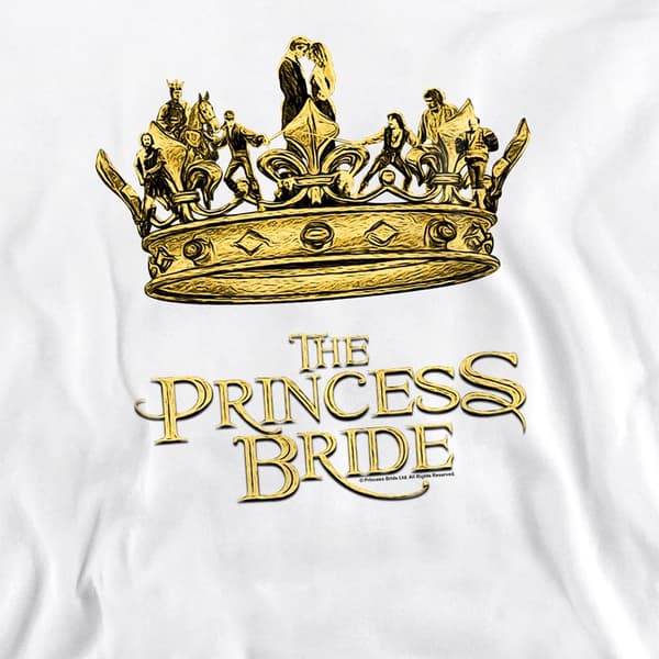 The Princess Bride Unisex Vuxen Crown Sweatshirt S Vit White S