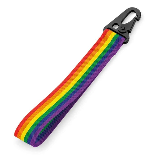 BagBase Brandable Key Clip One Size Rainbow Rainbow One Size