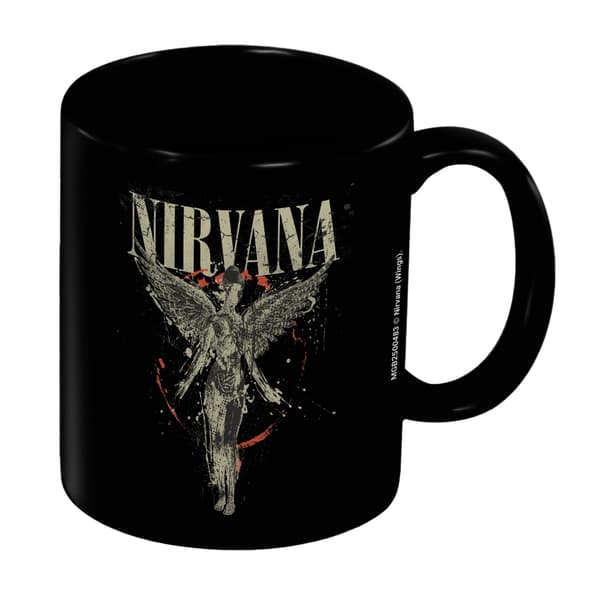 Nirvana Wings Mugg One Size Svart Black One Size
