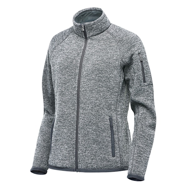 Stormtech Dam/Damer Avalante Heather Full Zip Fleecejacka Granite M