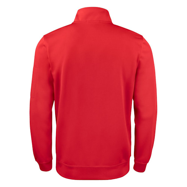 Clique Unisex Vuxen Basic Active Quarter Zip Sweatshirt 3XL Röd Red 3XL