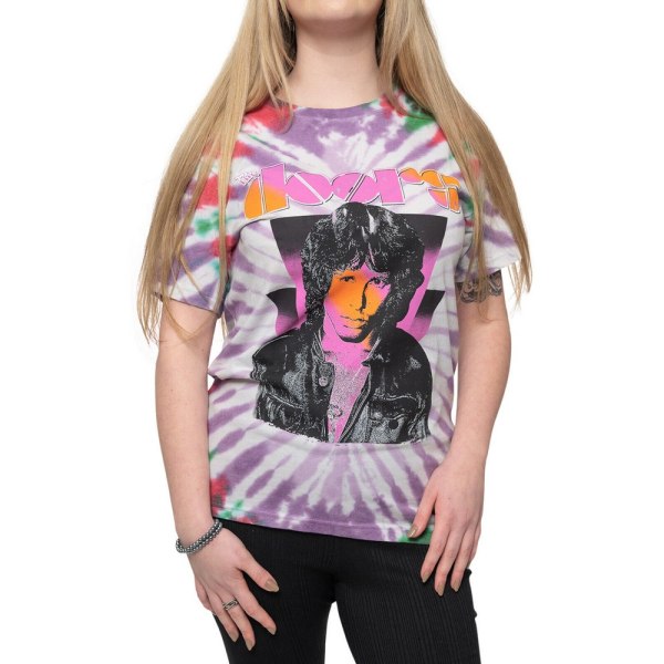 The Doors Unisex Adult Jim Beams Tie Dye T-Shirt XL Lila Purple XL