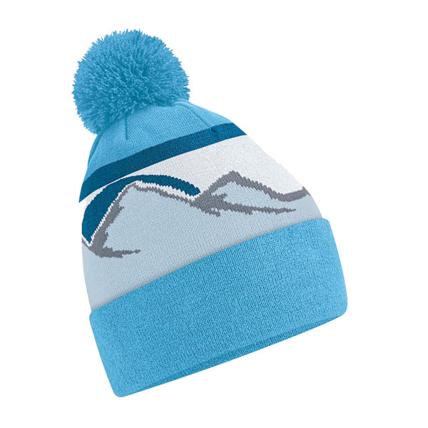 Beechfield Mountain Pom Pom Beanie One Size Glacier Glacier One Size