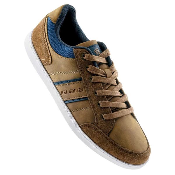 Iguana Owen Mockaskor för män, storlek 46 Camel Camel 11 UK