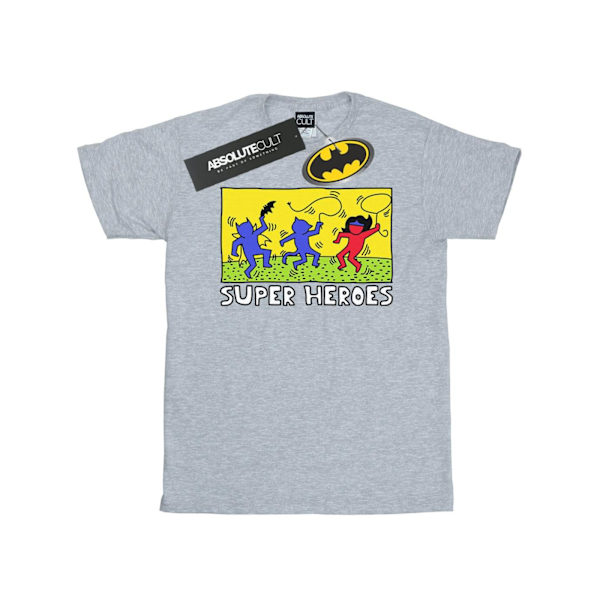 DC Comics Batman Pop Art T-shirt L Sports Grey för män Sports Grey L