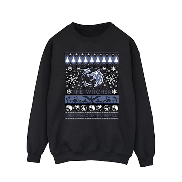 Netflix The Witcher Seasons Witchings Sweatshirt 4XL Svart Black 4XL