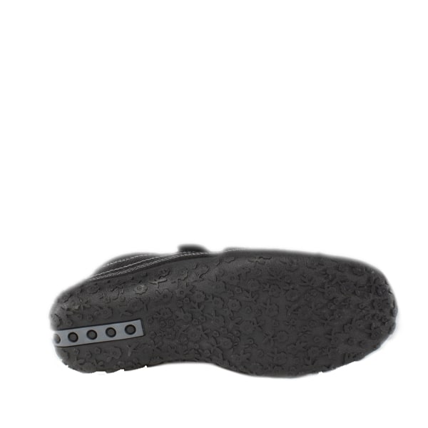 Boulevard Dam/Kvinnor Extra Wide Fitting Touch Fastening Sko Black 3 UK
