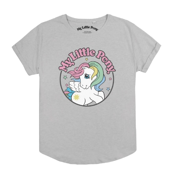 My Little Pony T-shirt med klassiskt märke för dam/dam M Sports Gre Sports Grey M